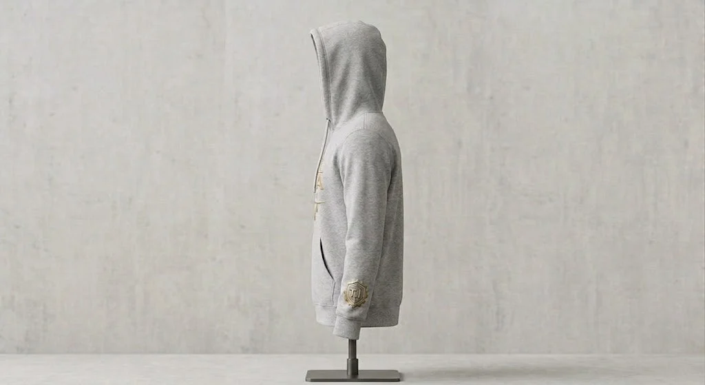 Essential Pullover Hoodie - Minimal Classic Sweatshirt image 2