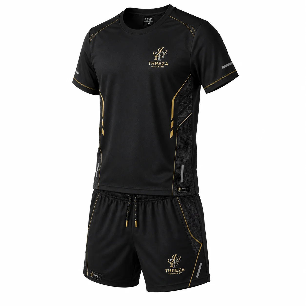 Lightweight Running T-Shirt and Shorts Set image 2