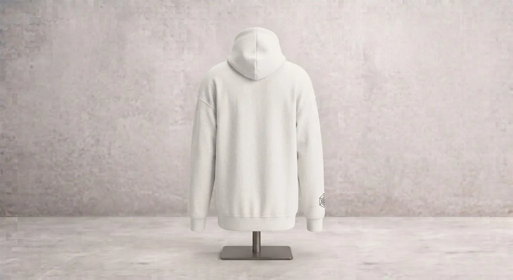 Premium Oversized Graphic Hoodie - Geometric Node Edition image 2