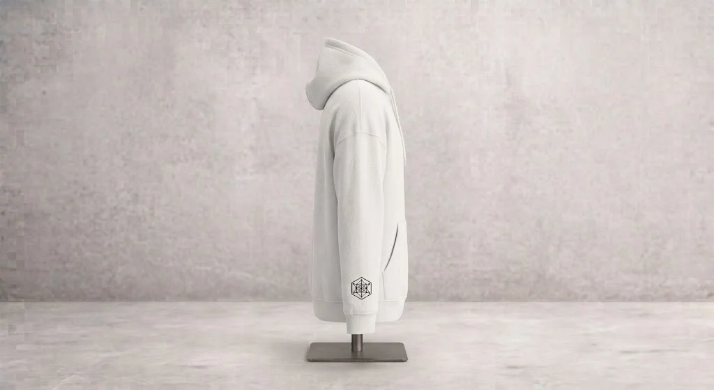Premium Oversized Graphic Hoodie - Geometric Node Edition image 3